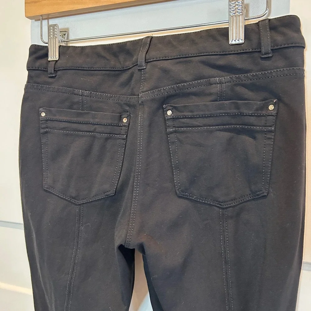 White House Black Market Skinny Leg Pants Black Size 4R Women's‎
